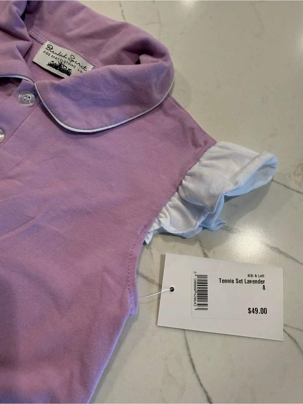 Blended Spirit Girls Tennis Skort Set, Youth Size 8, Top NWT, Skort Fair